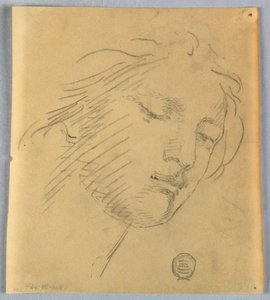 Náčrt ženské tváře od Francis Augustus Lathrop