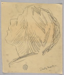 Náčrt ženské hlavy od Francis Augustus Lathrop