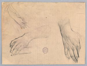 Studie rukou od Francis Augustus Lathrop