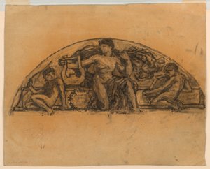 Studujte pro "Apollo", Metropolitní operu, New York, NY od Francis Augustus Lathrop