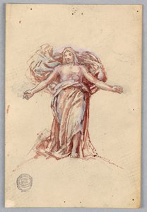 Study for Christ, Chancell of St. Bartholomew, New York od Francis Augustus Lathrop