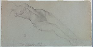 Studie na "Diana a její účastníci mezi souhvězdími" od Francis Augustus Lathrop