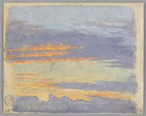 Studie mraků, Řím, Itálie od Francis Augustus Lathrop