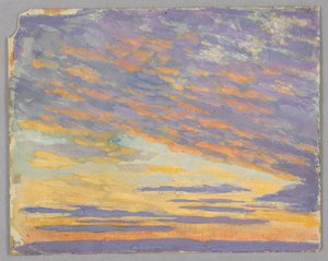 Studie mraků, Řím, Itálie od Francis Augustus Lathrop