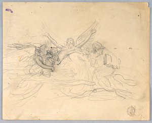 Uctívání andělů od Francis Augustus Lathrop