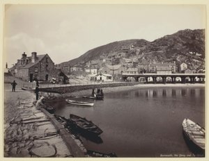 Barmouth, Quay a Ty Gwyn od Francis Bedford