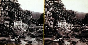 Bettws-y-Coed, Hornický most (foto) od Francis Bedford