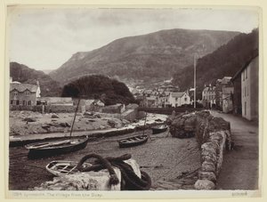Lynmouth, The Village from the Quay, 186094. od Francis Bedford