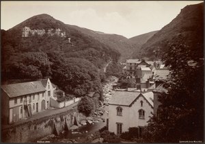 Lynmouth z Mars Hill od Francis Bedford