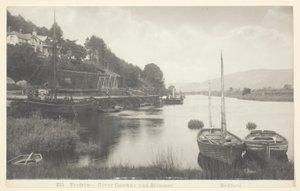 Trefriw-River Conway a parník od Francis Bedford