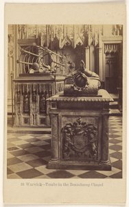 Warwick - Hrobky v kapli Beauchamp od Francis Bedford