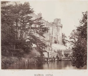 Hrad Warwick, kolem roku 1857 (tisk alba) od Francis Bedford