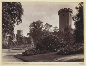 Hrad Warwick, z vnějšího dvora, 186094. od Francis Bedford