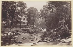 Watersmeet, Chata a Potoky od Francis Bedford