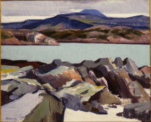 Ben More, shora Port Beag na Sligeanach (olej na plátně) od Francis Campbell Boileau Cadell