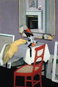 Interiér (The Red Chair) (olej na plátně) od Francis Campbell Boileau Cadell