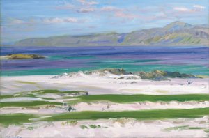Iona Sound a Ben More (olej na plátně) od Francis Campbell Boileau Cadell