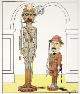 K, k, ilustrace z The Struwwelpeter Alphabet, verš od Harolda Begbieho (1871-1929)