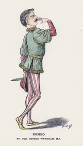 Romeo, Rt Hon George Wyndham (barevné lito) od Francis Carruthers Gould