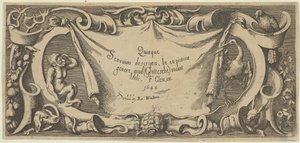 Titulní štítek, od Five Senses Five Senses, ca. 1655
