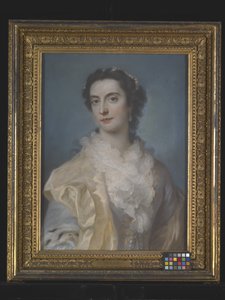 Portrét dámy, datum neznámé (pastel na papíře, pasparta) od Francis Cotes