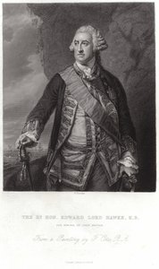 Portrét Edwarda, lorda Hawkea od Francis Cotes