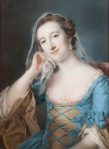 Portrét Alžběty, dcery sira Edwarda Hulse, 1. baronet, 1755 (pastel na papíře)