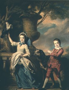Děti sira Edwarda a paní Ann Astley, 1767 od Francis Cotes