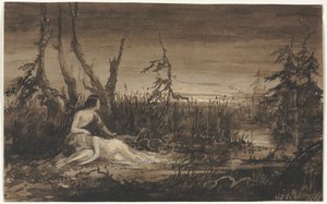 Postavy v krajině. od Francis Danby