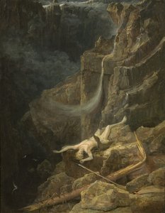 The Precipice, c.1827 (olej na panelu) od Francis Danby
