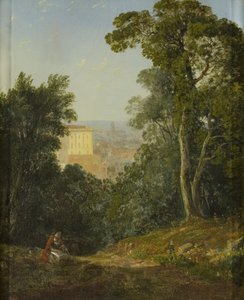 Pohled na Bristol z Leigh Woods, kolem roku 1822 (olej na panelu) od Francis Danby