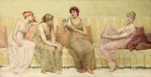 Reading the Story of Oenone, c.1883