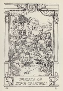 Další kniha veršů pro děti: (litografie) Další kniha pro děti: Balady o hloupých tvorech (litografie) od Francis Donkin Bedford