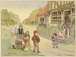 Bedfordova kniha obchodů: (barevná litografie) od Francis Donkin Bedford