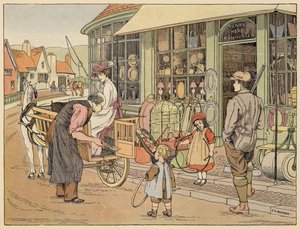 Bedfordova kniha obchodů: (barevná litografie) od Francis Donkin Bedford