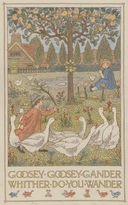 Husí brko, kam se touláš (barevná litografie) od Francis Donkin Bedford