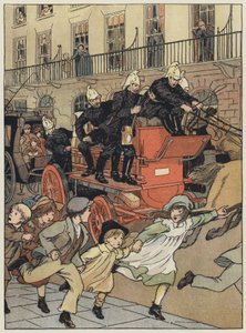 Londýn: (barevná litografie) od Francis Donkin Bedford