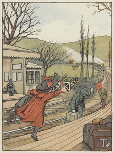 Londýn: (barevná litografie) od Francis Donkin Bedford