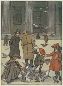 Londýn: (barevná litografie) od Francis Donkin Bedford