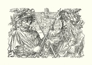 Merrie England: Londýn (litografie) od Francis Donkin Bedford