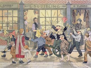 "Penny for the Guy", z knihy "The Book of Shops od Francis Donkin Bedford