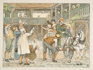 Ostler, z knihy Čtyři a dvacet dříčů, vyd. 1900 (barevná litografie) od Francis Donkin Bedford