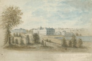 Soho Manufactory: malba akvarelem a [c 1798]