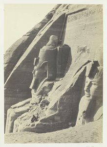 Abou Simbel, Núbie, 1857. od Francis Frith