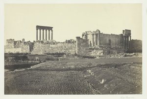 Baalbec, z jihu, 1857. od Francis Frith