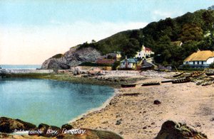 Babbacombe bay, Torquay, Devon, 20. století od Francis Frith