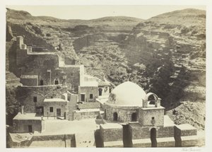 Klášter Mar-Saba u Jeruzaléma od Francis Frith