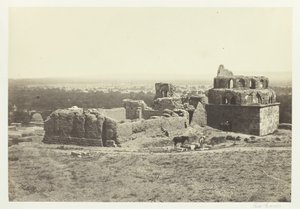 Vzdálený pohled na Damašek, 1857. od Francis Frith