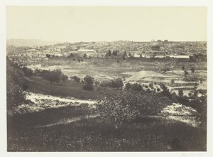 Jeruzalém z Olivové hory, č. 1 od Francis Frith