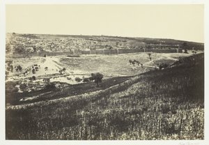 Jeruzalém, z Olivetské hory, č.2, 1857. od Francis Frith